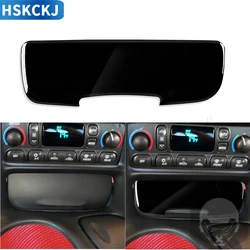 For Chevrolet Corvette C5 1998-2004 LHD Black Plastic Car Accessories Interior Power Outlet Cover Trim Sticker Modification