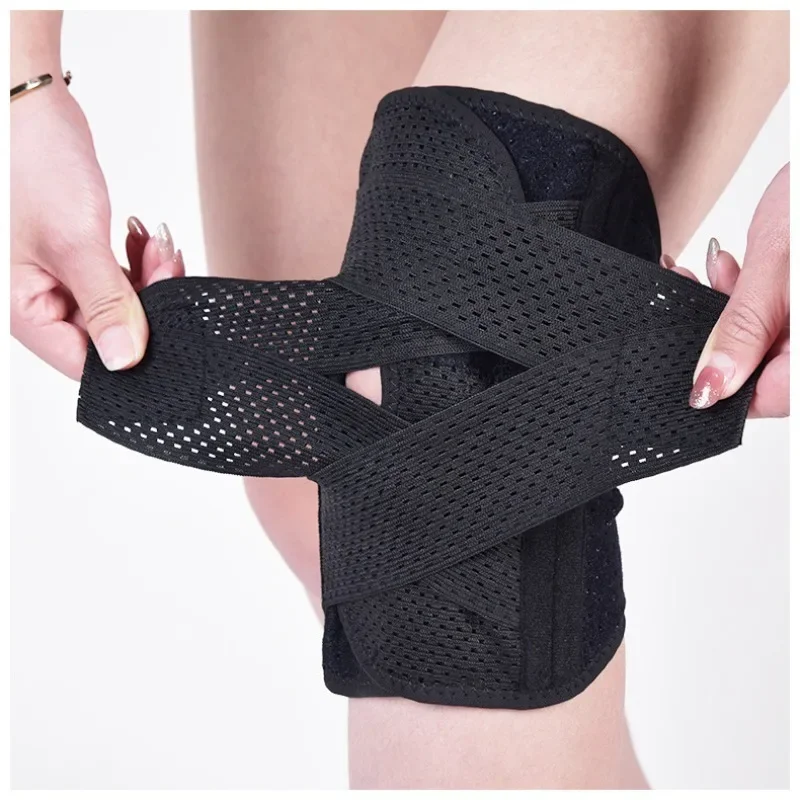 

1 PCS Sports Kneepad Men Women Pressurized Elastic Knee Pads Arthritis Joints Protector Fitness Gear Volleyball Brace Protector