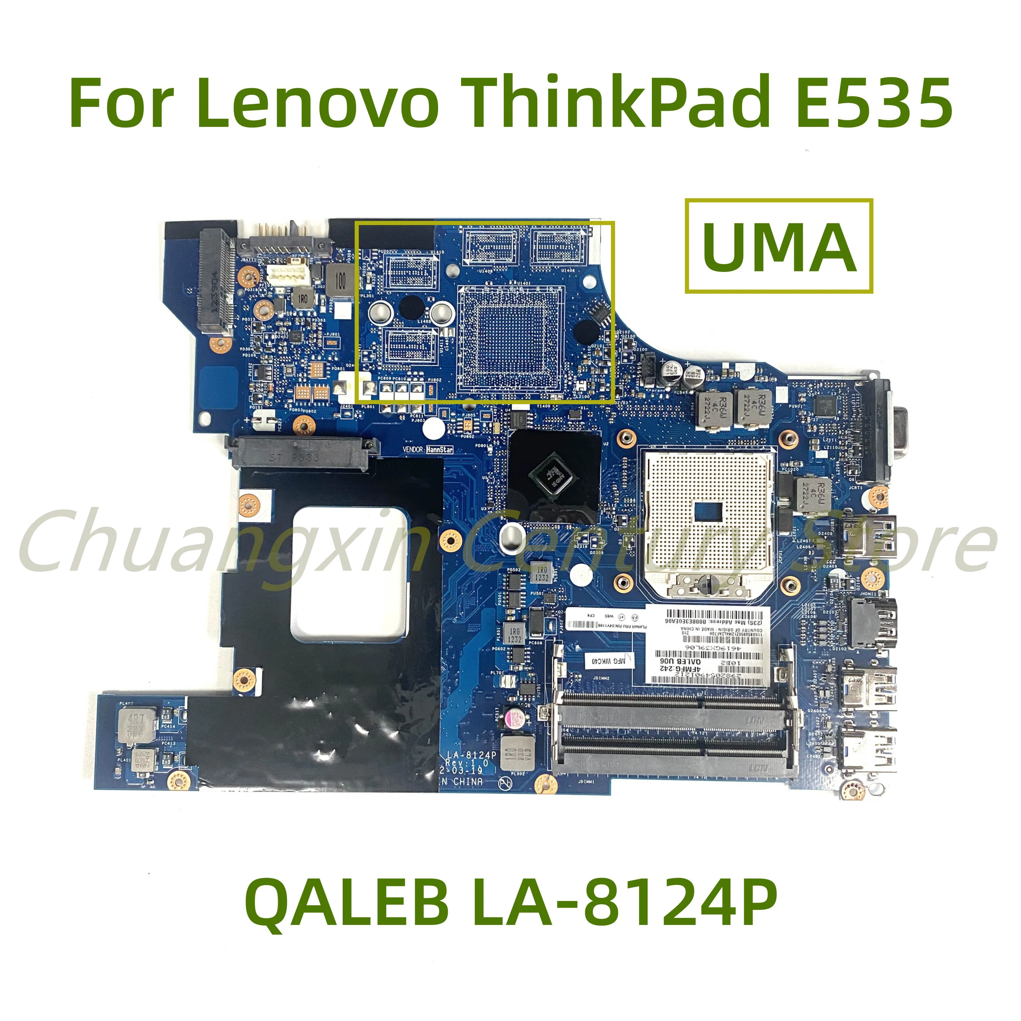 Suitable for Lenovo ThinkPad E535 laptop motherboard QALEB LA-8124P with UMA 100% Tested Fully Work