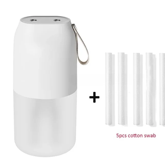 300ml Dual Sprayer Air Humidifier 2000mAh USB Rechargeable Battery Wireless Aroma Mist Maker Fogger Diffuser Light Umidificador