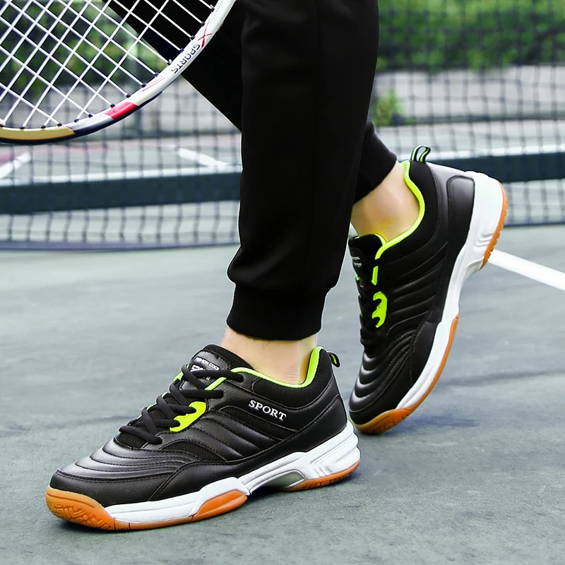 Big Size 38-46 męskie tenisówki antypoślizgowe tenis stołowy sportowe buty oddychające męskie szkolenie zawodowe trampki trenerzy