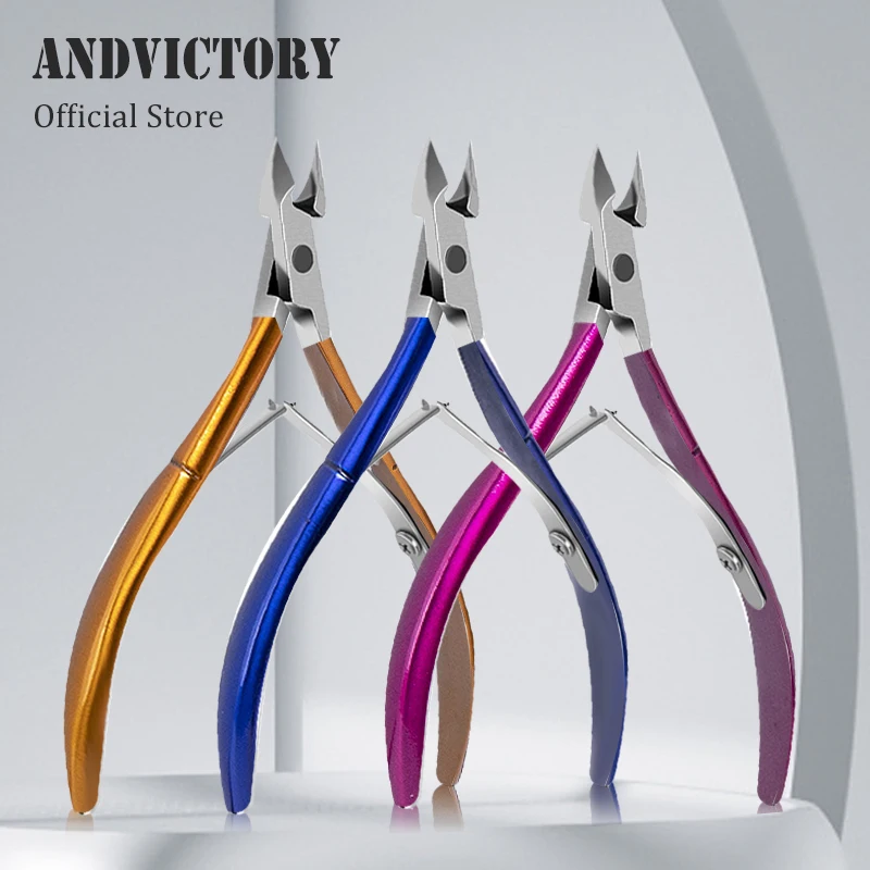 

1Pcs Cuticle Scissors Nipper Stainless Steel Manicure Pedicure Tools Portable Exfoliating Nail Trimmer Clipper