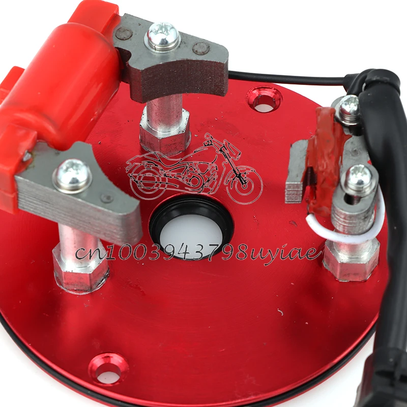 Red For 110 125 140cc Lifan YX Pit Dirt Bike Racing tator Magneto  Inner Rotor CDI Kit