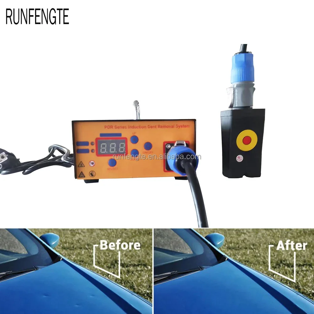 Best Selling RUNFENGTE Car Dent Puller Hot Box Magnetic Induction Heating 110/220V Dent Removal Repair Machine for Aluminium
