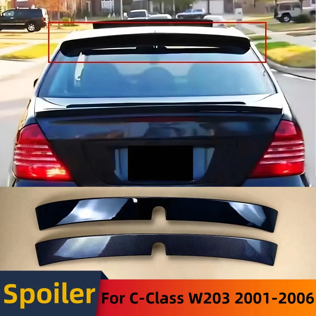 

Для 2001-2006 Benz C-Class W203 C180 200 260 320 C55 автомобильный задний багажник, спойлер на крышу, крылья, аксессуары для тюнинга