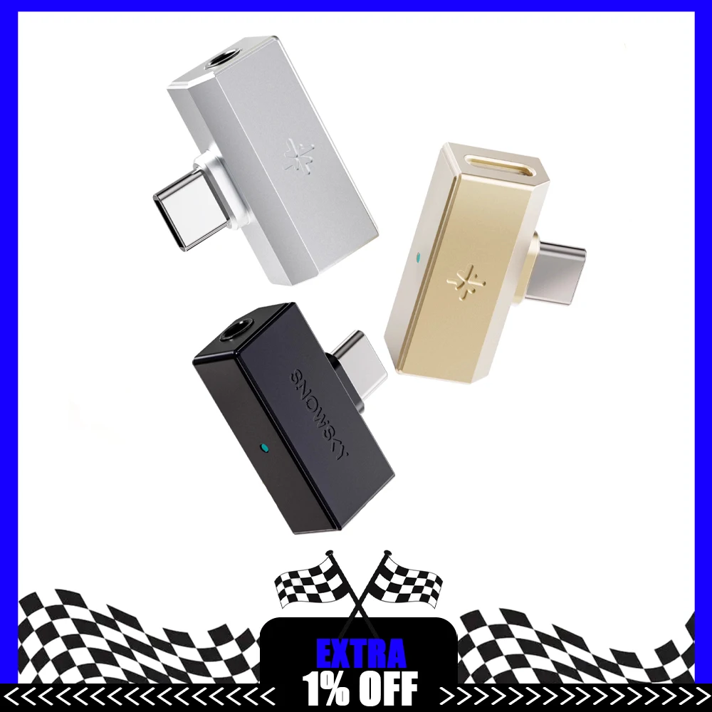 

FiiO SNOWSKY Tiny A/Tiny B адаптер для наушников Hi-Fi усилитель портативный усилитель для наушников PCM 384 кГц DSD256 3,5 мм/4,4 мм TypeC