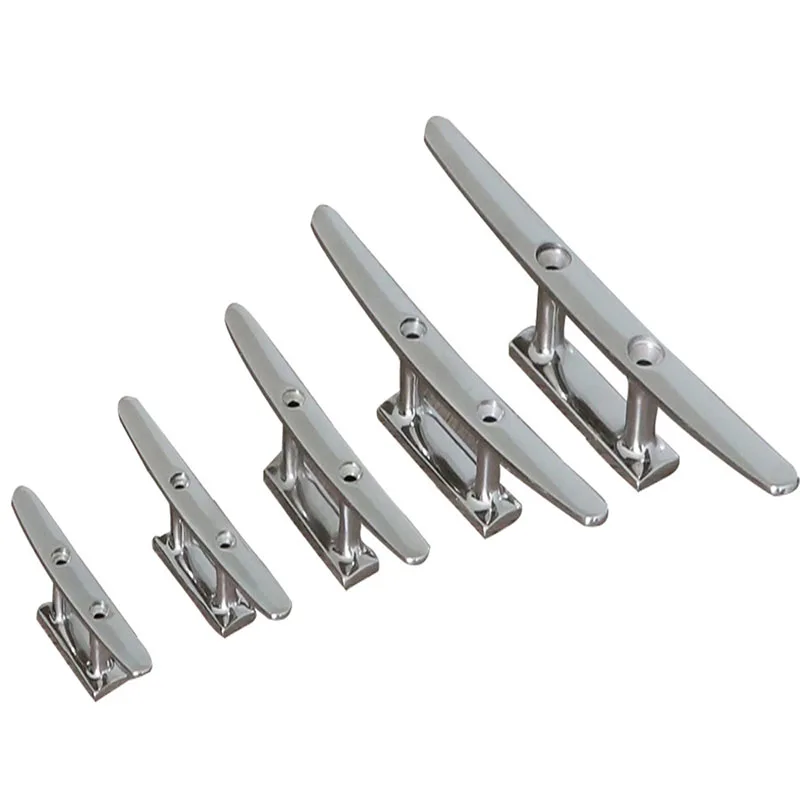 

Низкие плоские Шипы 316 из нержавеющей стали с 2 отверстиями, металлические сабо для лодок, аксессуары для яхт, 4, 5, 6, 8, 10 дюймов