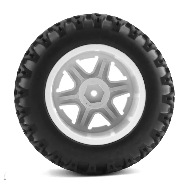 RC Car 1set 105mm diameter Rubber Wheel Tire Tyre with 12mm Hex For 1/16 MJX Hyper Go H16 16207 16208 16209 16210