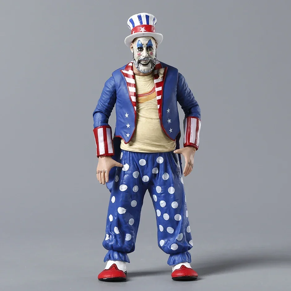 NECA House of 1000 Corpses Otis Driftwood / Captain Spaulding Action Figure PVC Collection Model Toys Brinquedos