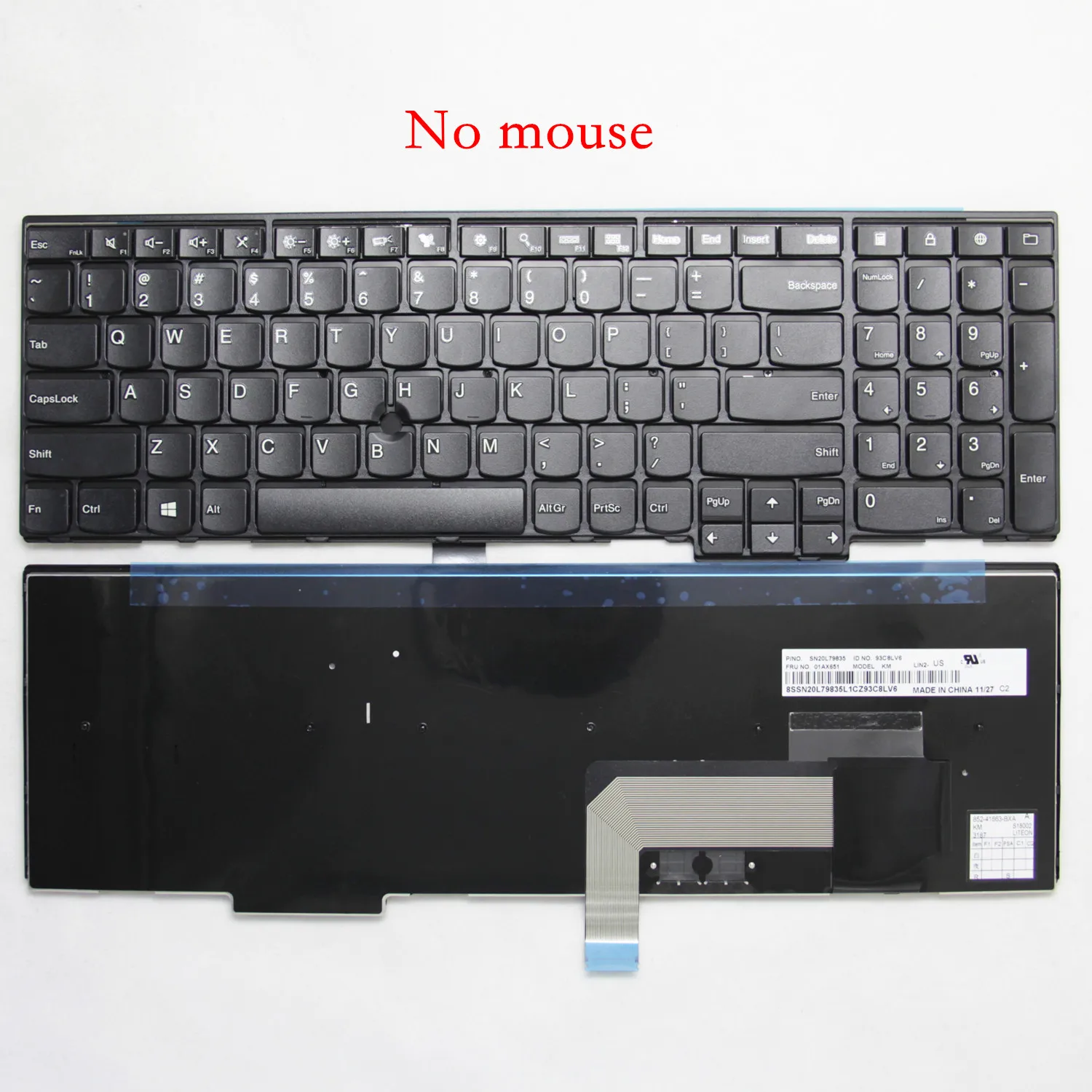 100%NEW US/SP/Spain for Lenovo IBM Thinkpad E540 E531 T540 T550 T560 L540 L560 L570 W540 W550 English Laptop keyboard