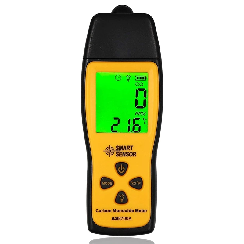 Hot TTKK Handheld Carbon Monoxide Meter, 80Db Light CO Leak Detector, Portable Handheld CO Detector, CO Gas Analyzer