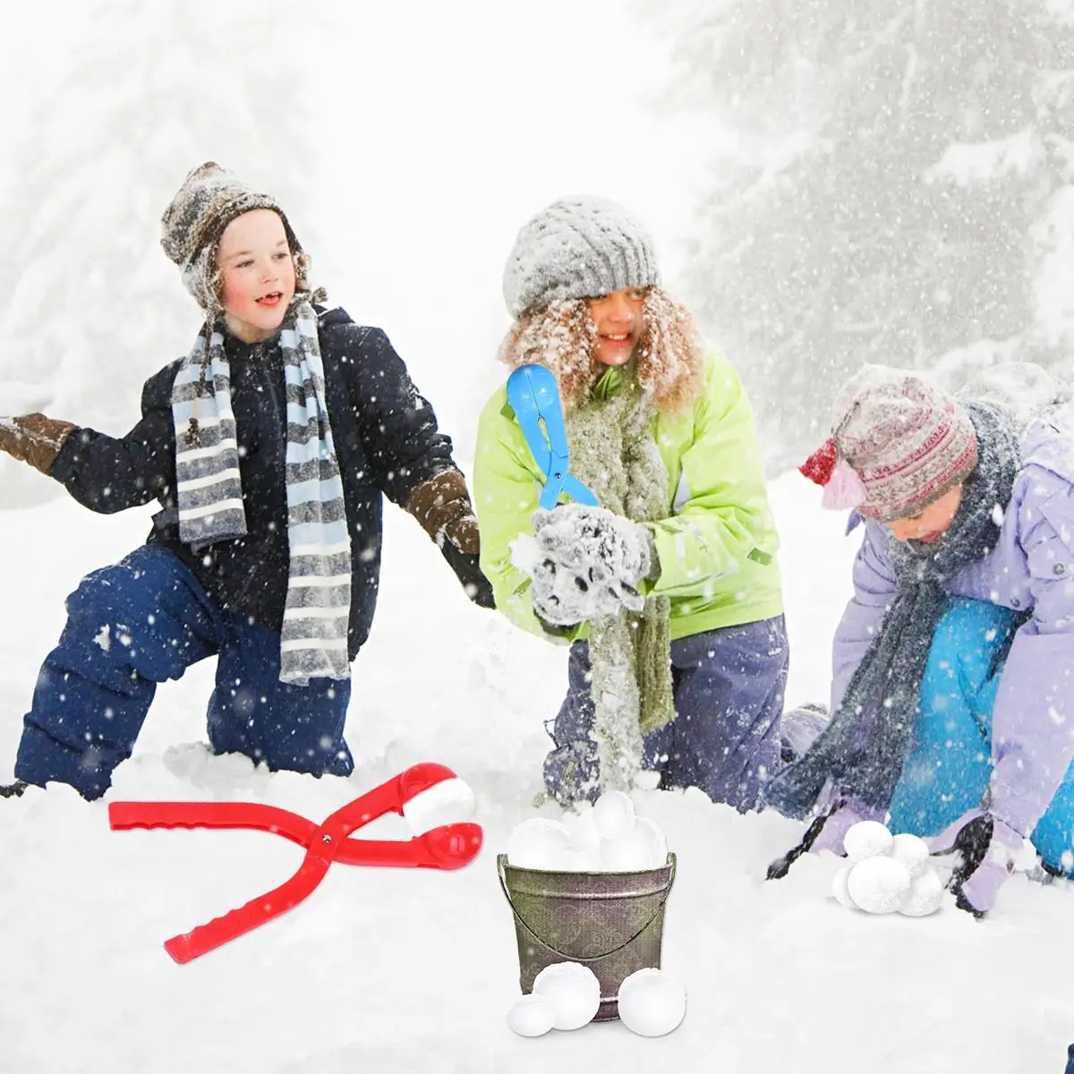 Spielzeug Indoor Schneebälle The Maker Outdoor Winter Kinder Schlitten für Kinder