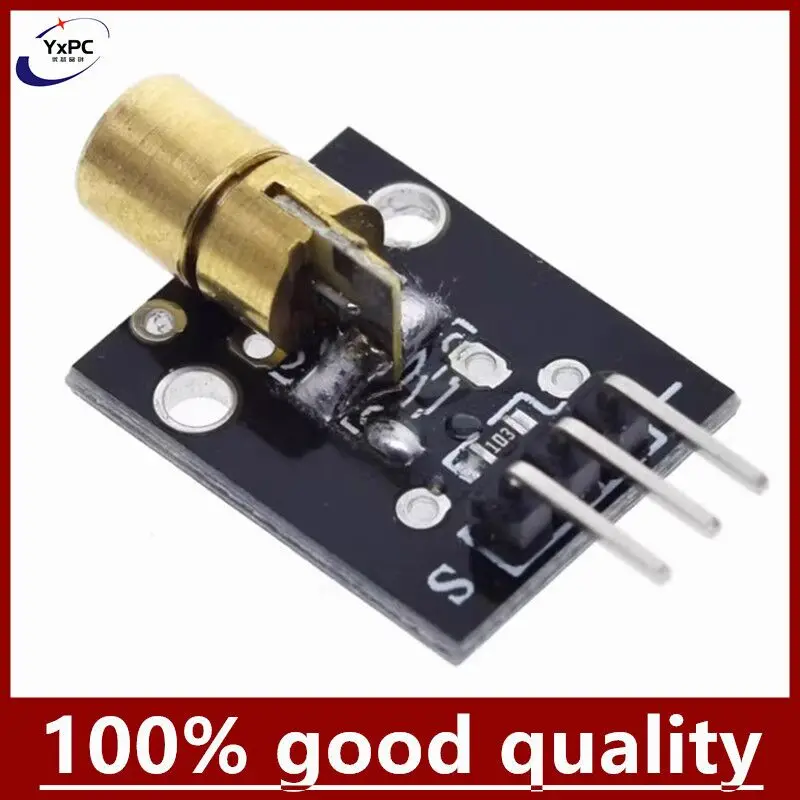 KY-008 650nm Laser capteur Tech 6mm 5V 5mW Rouge Laser Dot Diode Cuivre Tête