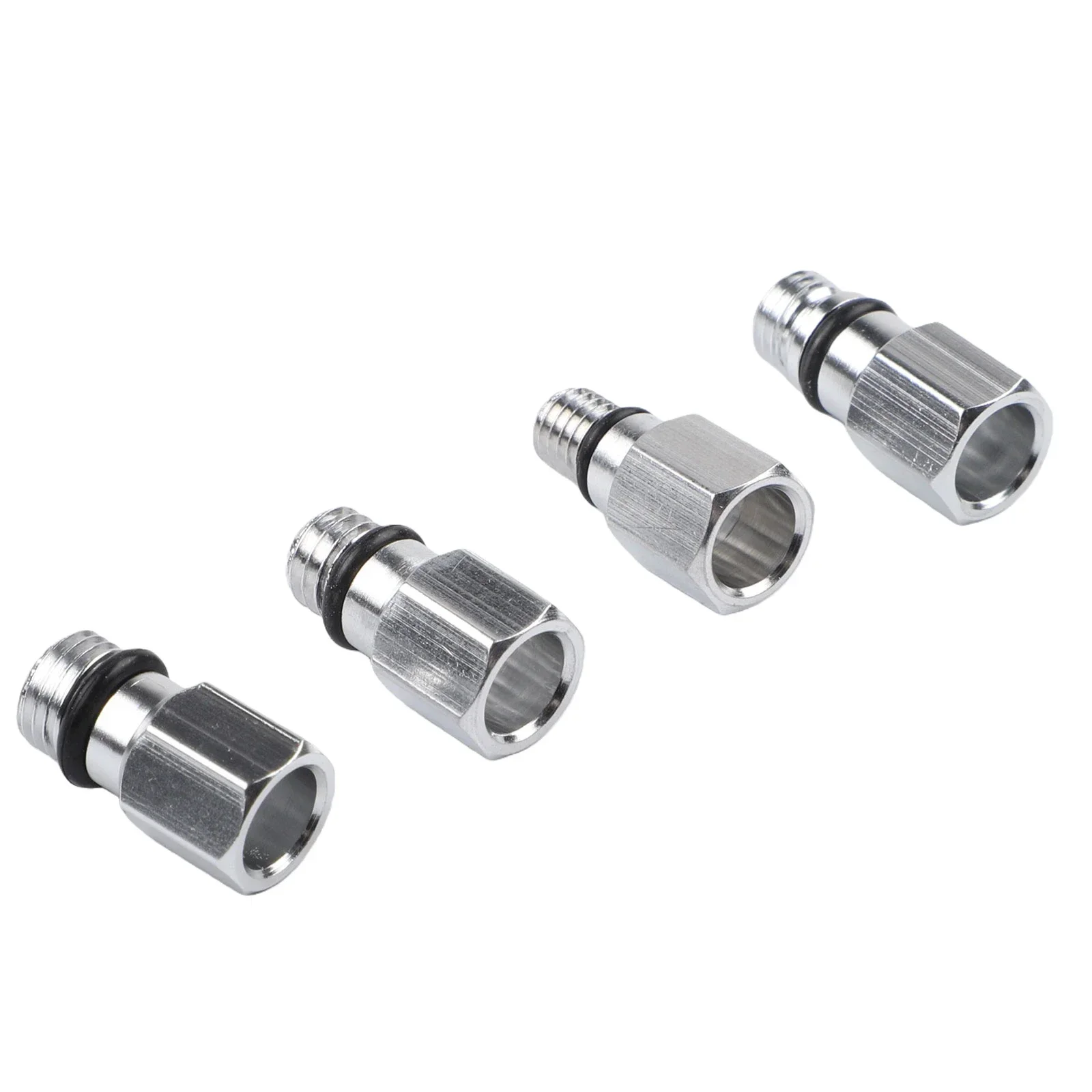 13PCS Hydraulic Brake Bleed Connector Kit For Bike Maintenance With Aluminum Alloy Parts And Multiple Adapters