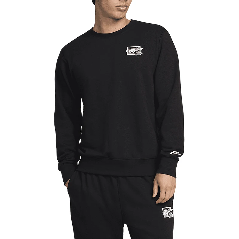 ナイキ 正規品 クラブ メンズ フレンチテリー ラウンドネック 長袖 スウェットシャツ FZ0765-010