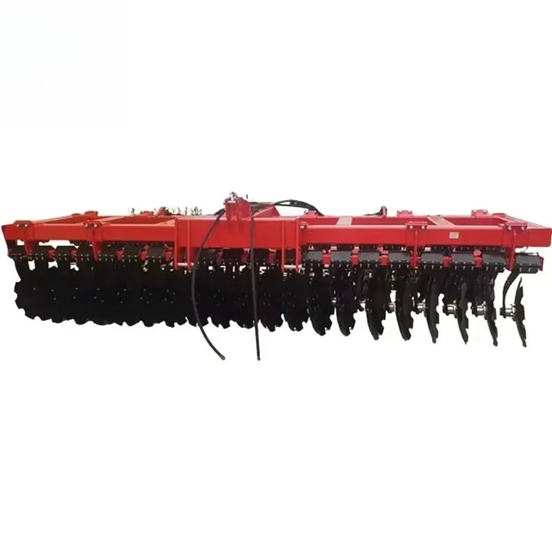 High Speed Heavy Duty Disc Rake with Core Gearbox Components for Agriculture 50 HP Diesel  Powered Steel Construction