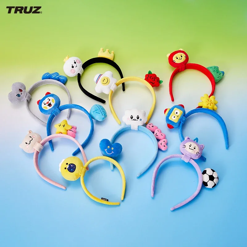 TRUZ Peluş Hairband Kawaii Öğrenci Kız Süslemeleri Firkete Takı Toplamak saç aksesuarları Karikatür Figürü doğum günü hediyesi HATTI