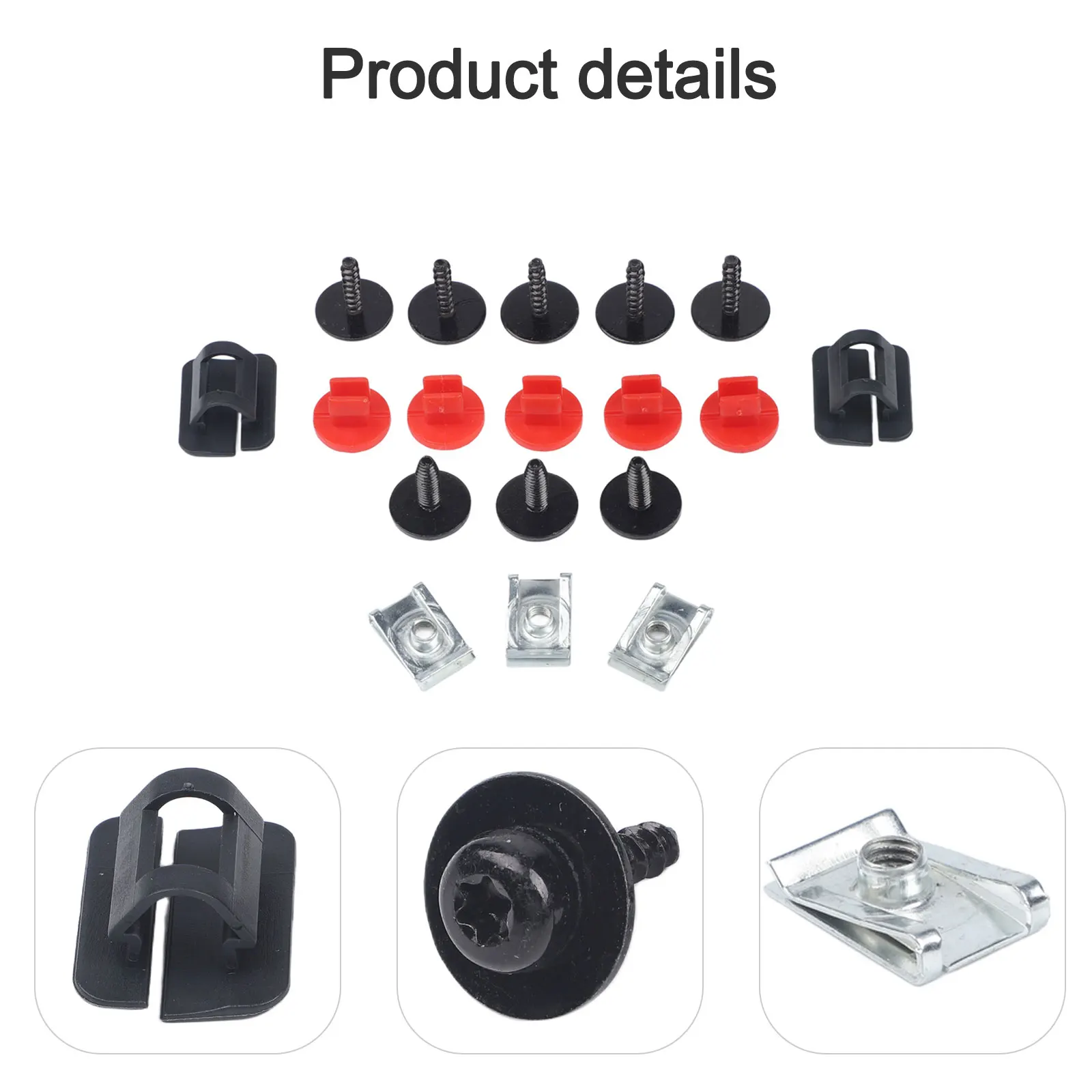 18pcs Engine Under Tray For Splash Guad Mounting Package 31391440 30683256 For Volvo For V40 2012-2019