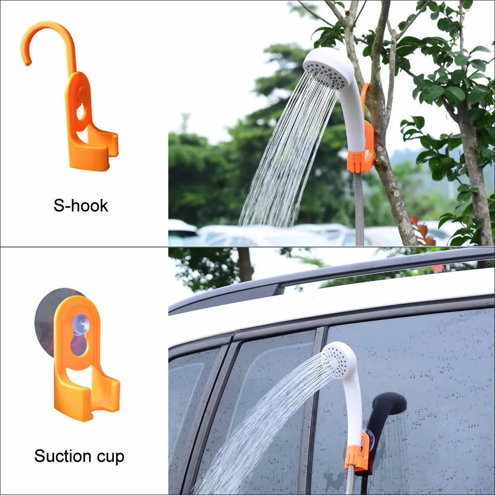 2025 Portable Camping Shower Electric Shower with Battery 4400mAh USB Rechargeable Fast Charging Outdoor Shower System