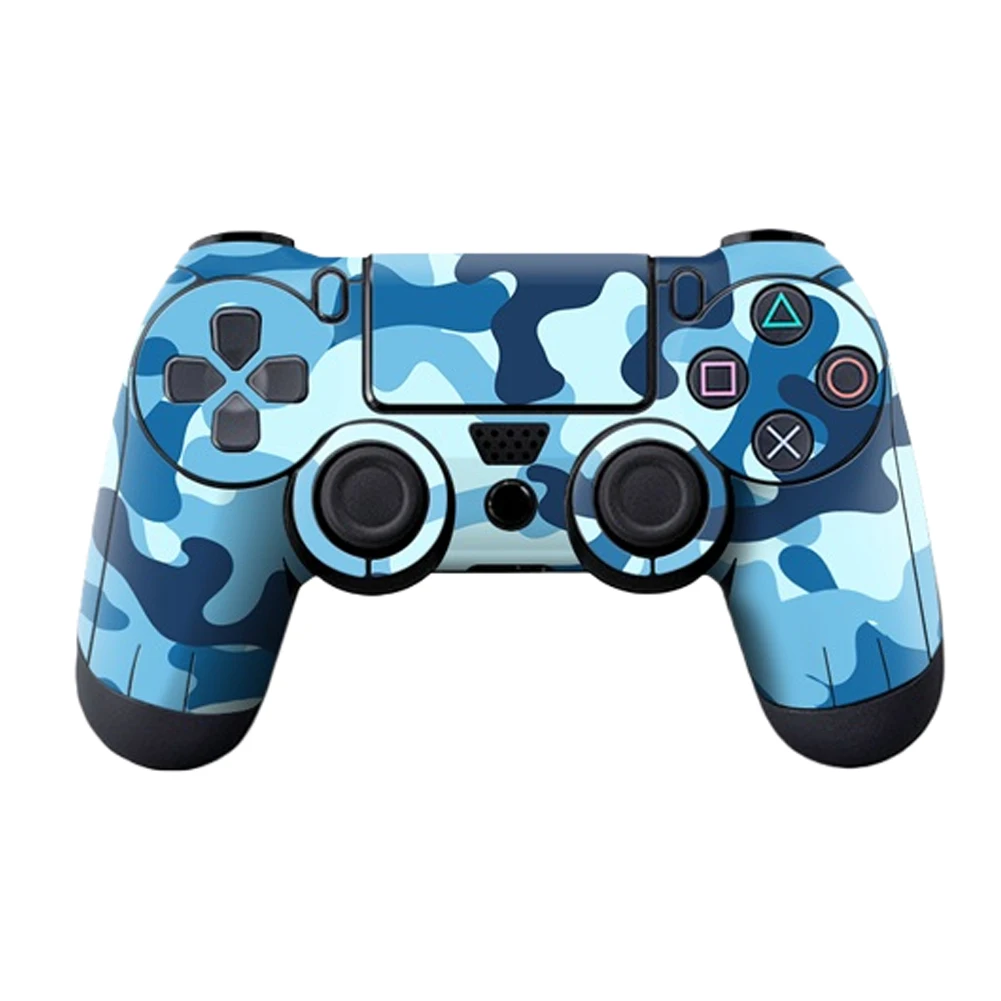 2pcs/lot Skin Sticker For PS4 Game Controller Anti-slip Protection Stickers For PS4 Console controller Gaming Accessories GTA5 6