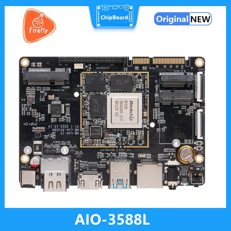 AIO-3588L main board Powered by Rockchip RK3588 a new-gen flagship octa-core 64-bit processor 2.4GHz New