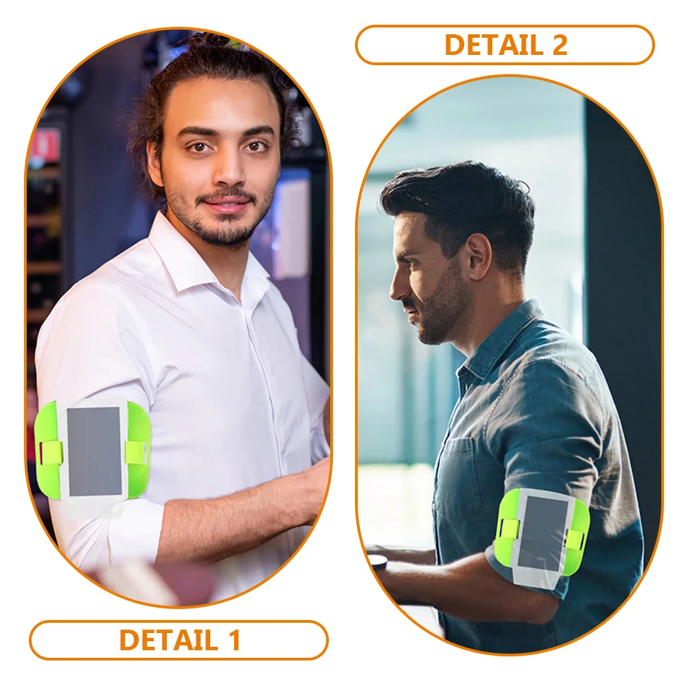 

3 Pcs ID Card Armband Holder Badge Forearm Sleeve Sleeves Carrier Flash Holders Badges