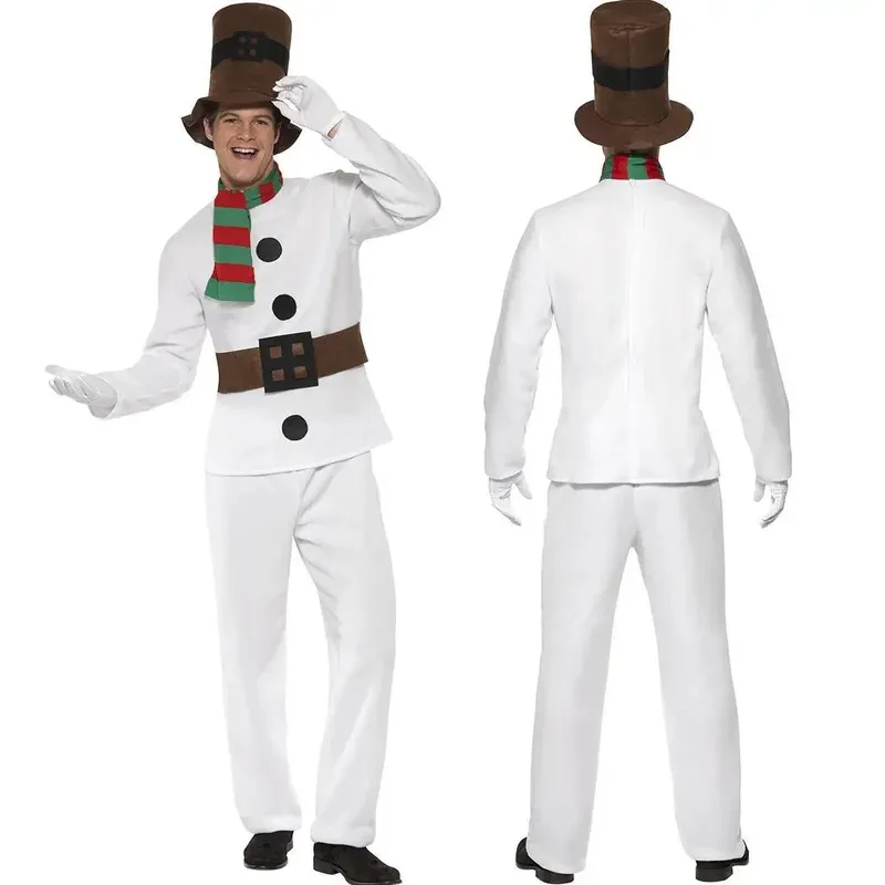 

Anime White Snowman Cosplay Costumes Party Funny Dresses Deguisement For Carnival Halloween Christmas Cosplay Costumes