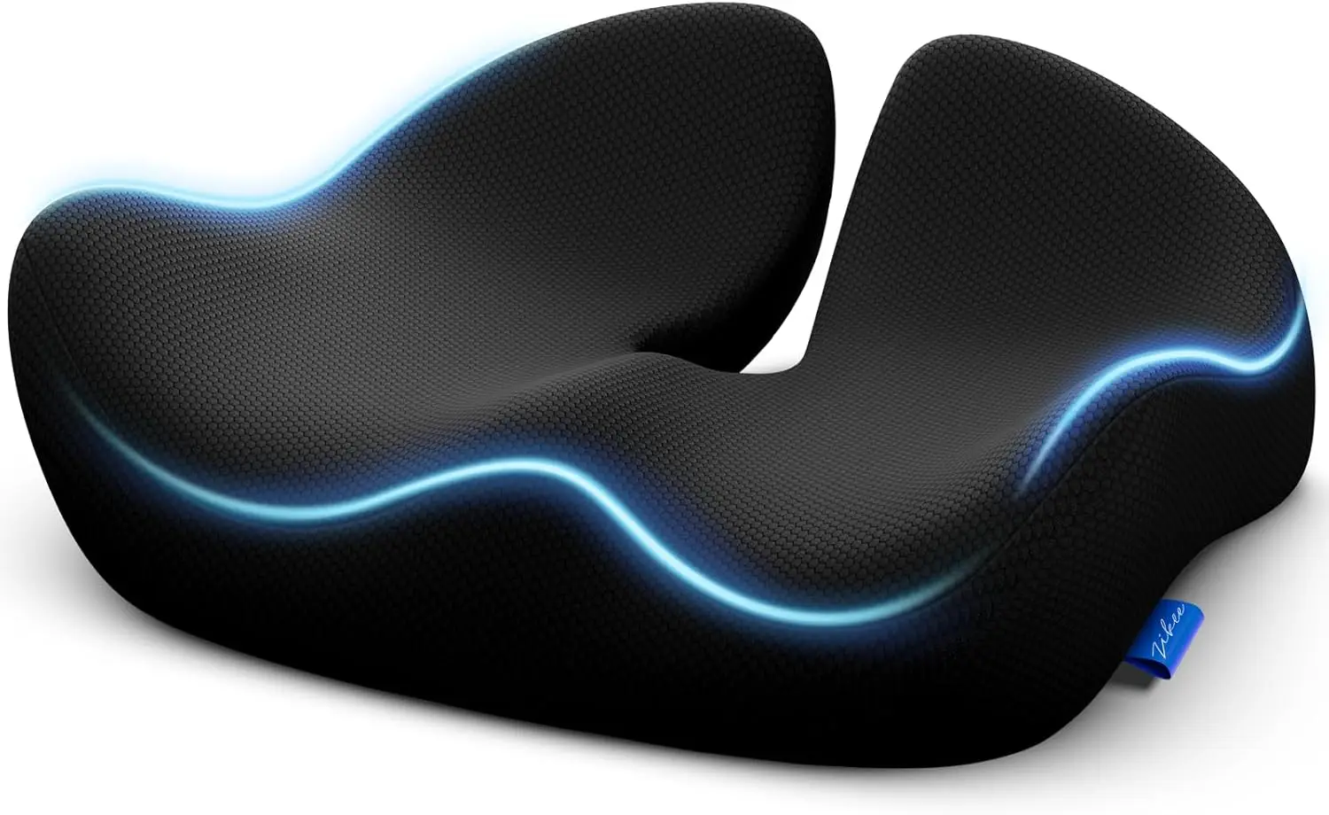 

Ergonomic Memory Foam Seat Cushion for Sciatica, Back, Hemorrhoids & Tailbone Pain Relief with Anti-Slip Base
