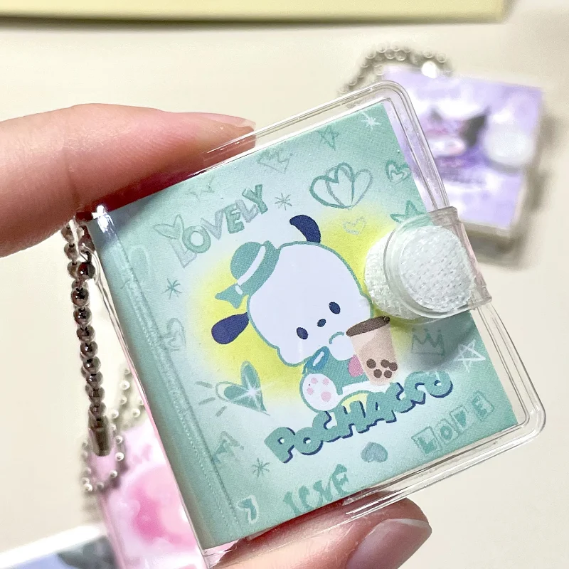 Sanurgente Hello Kitty Kuromi My Melody Cinnamoroll Ple, joli carnet portable avec poignées, bonnet amovible, bloc-notes pour manuel