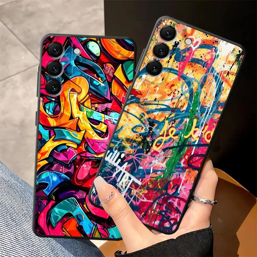 Creative Doodle Case for Samsung Galaxy A36 A26 A72 A41 A22 A52 A24 A55 A25 A71 A35 A51 A73 A32 A23 A53 Soft Phone Cover