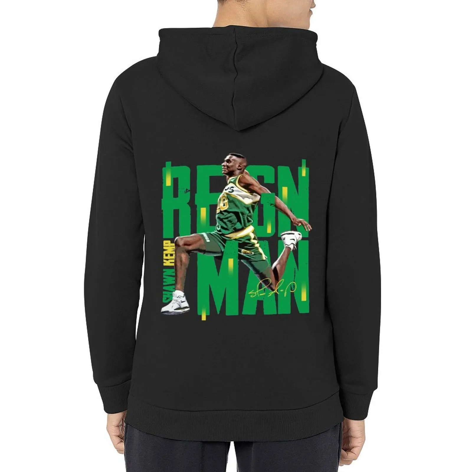 

Shawn Kemp Hoodie men's winter sweater autumn new products male clothes mens clothing hoodie streetwear