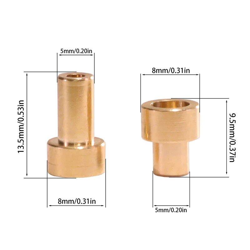 ل MN82 LC79 MN82S برو النحاس سيارة قذيفة رفع العمود زيادة قوس 1 مجموعة 1/12 تعديل عجلة كبيرة أجزاء ترقية خاصة