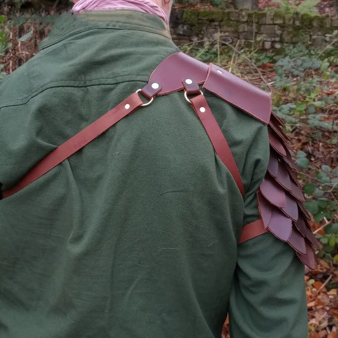 

Средневековый Ренессанс на одно плечо Fi Sc, кожаный доспех, женский жилет, трансграничная новая независимая станция Sle