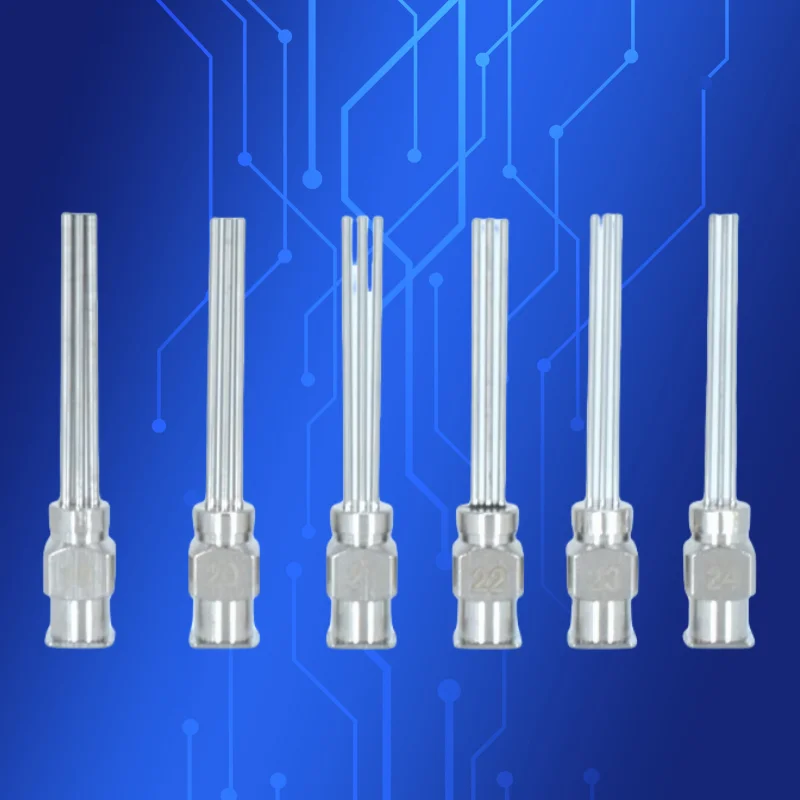 Free Shipping Stainless Steel Jewelry Dispensing Tip - 25mm Luer Lock, Rhinestone Setting Tool