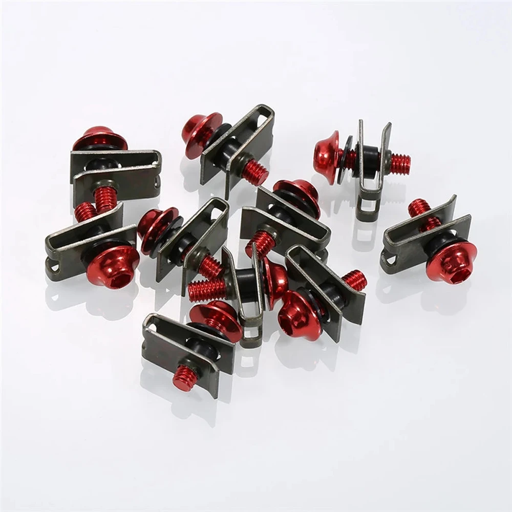 Pernos de aluminio Spire Speed M5, tuercas de resorte de 5x15mm, perno de carenado de motocicleta, tornillo de Clip de sujeción, tornillo de carcasa de motocicleta