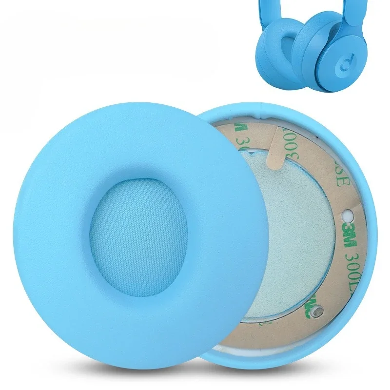 

Подходит для беспроводных наушников Beats Solo Pro, сменные кожаные протеиновые губки с эффектом памяти, запасные части для гарнитуры