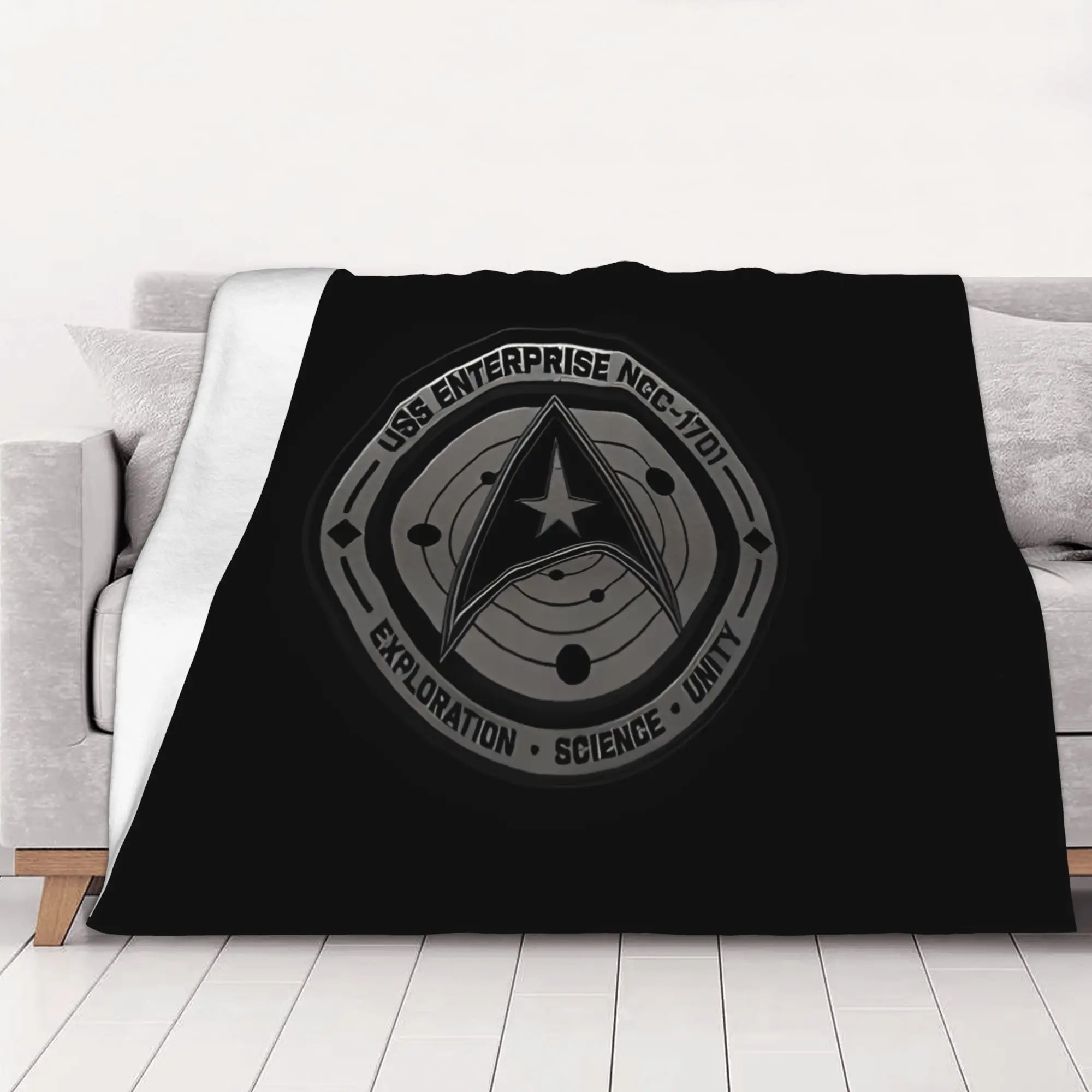 1PC Classic Star Trek home room decorations Winter Blankets for Adults Bedding Home Interior Sofa Knee
