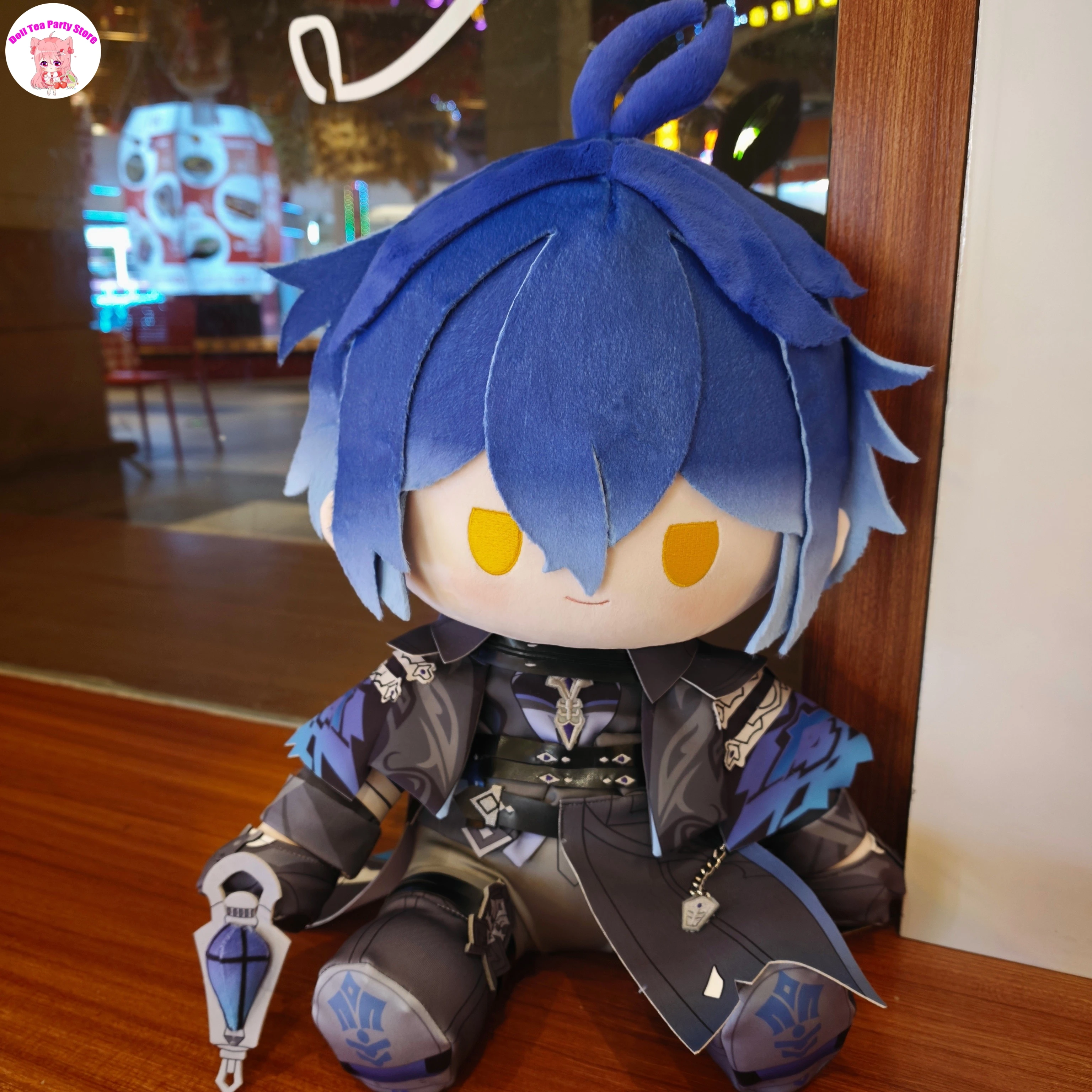 

Game Honkai: Star Rail Kyryll Chudomirovich Flins Sitting Posture Plush Doll Body 40cm Toys Gift Dress Up Cotton Plushie Pillow