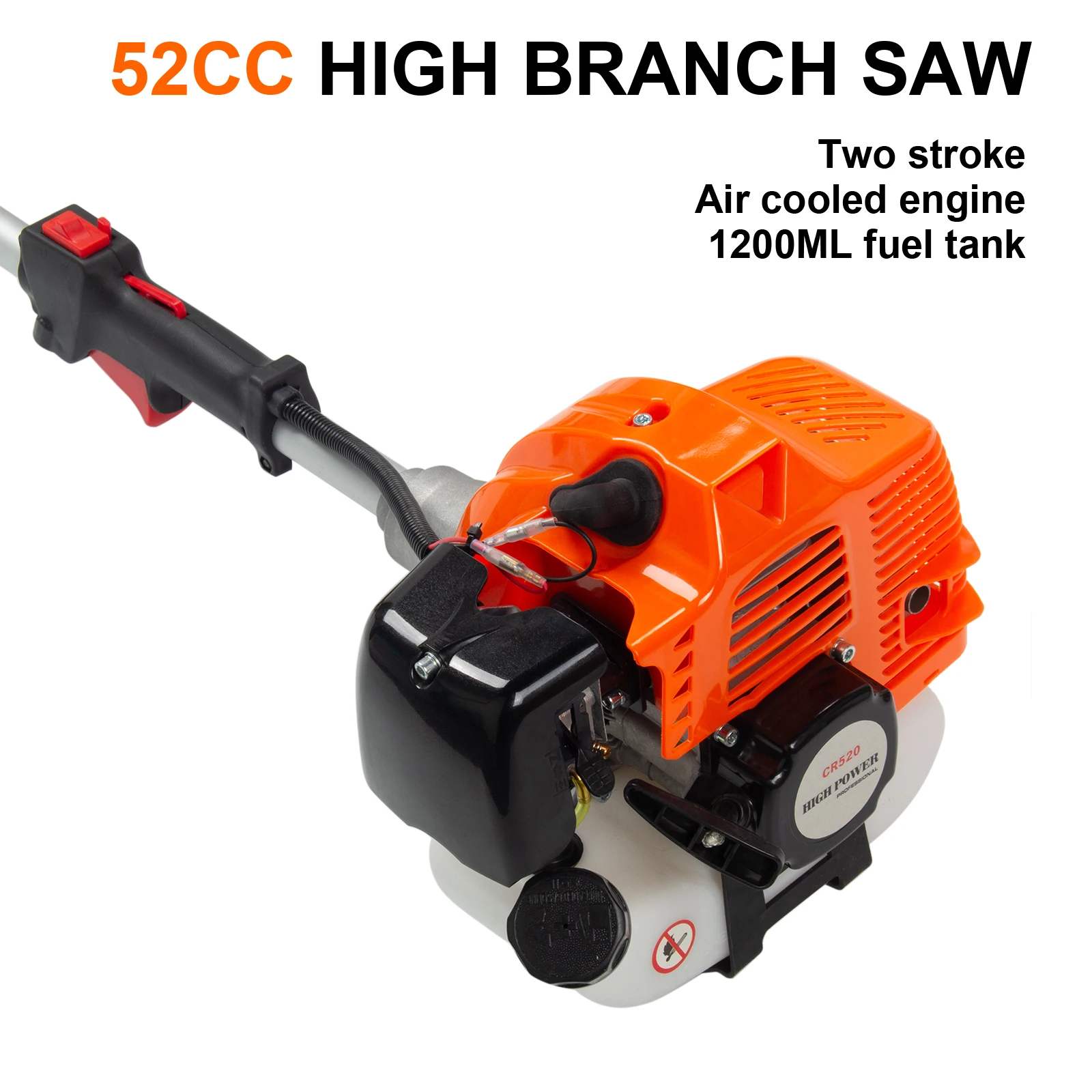 Pole Saw Cordless - Pole Saw Gas Powered 52CC 2-Cycle