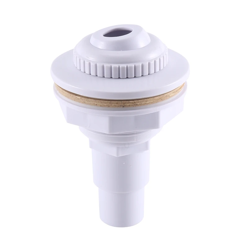 2Pcs Pool Return Jet Fitting Plastic Pool Return Jet Fitting & 1-1/2Inch Male Hose Adapter & Nut 3/4Inch Eyeball Outlet