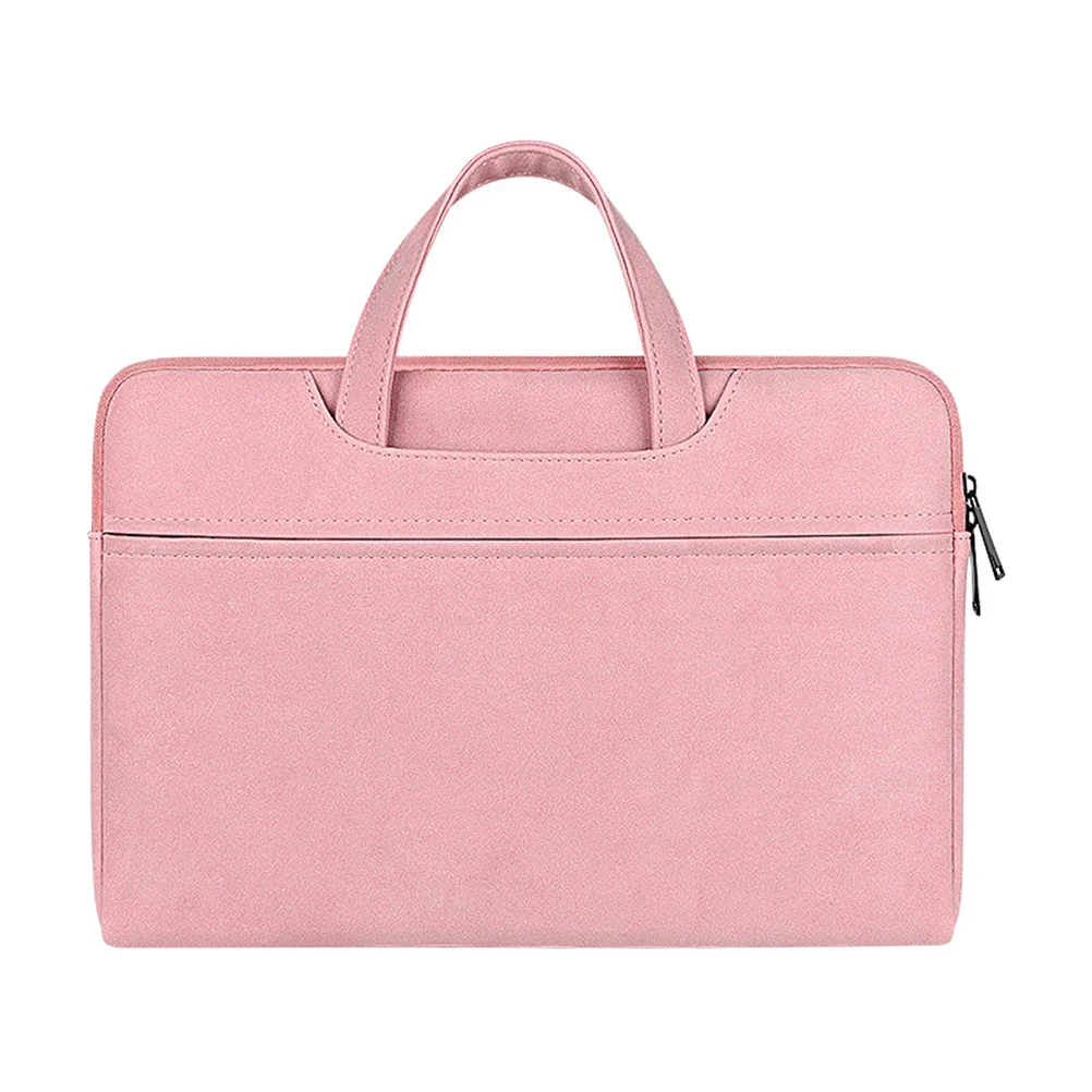 

13.3-Inch Laptop Sleeve Bag Portable Durable PU Protection for Computer Notebook Storage Carrying Case Business Office