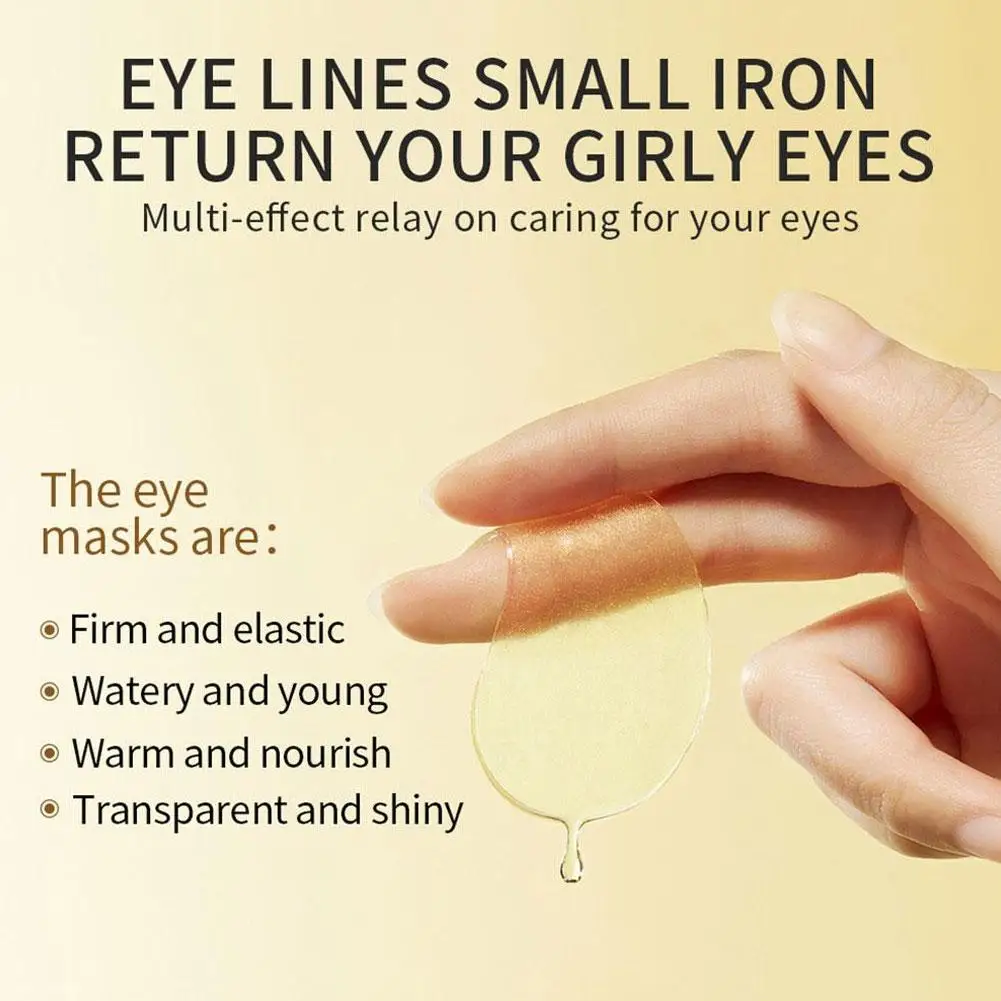 1 Pc คริสตัล Collagen Gold Powder Eye Anti-aging Dark Circles สิวแพทช์ความงามสําหรับ Eye Skin Care เครื่องสําอางเกาหลี A3f7