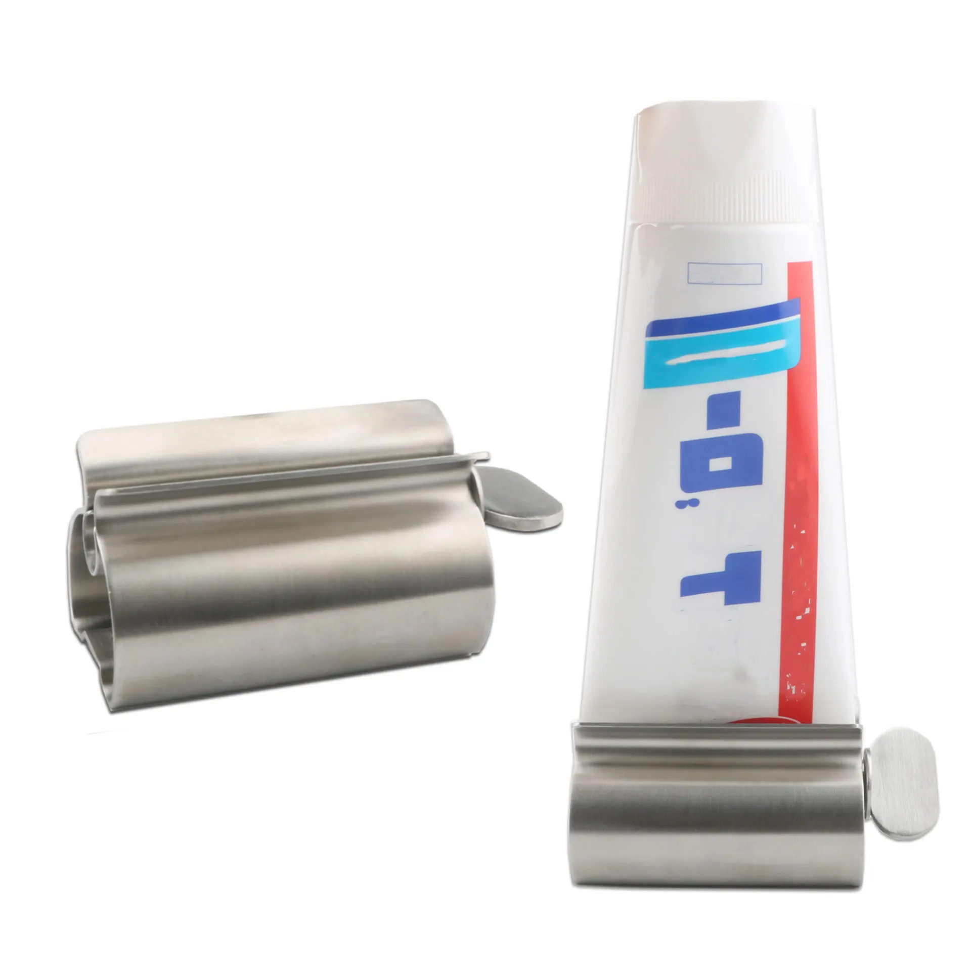 Stainless Steel Toothpaste Dispenser Ointments Cosmetics Roller Rotate Dispenser Squeezer Toothpaste Bathroom Accessories