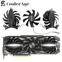Original GTX1060 GTX1070 GTX1070Ti GTX1080 GPU Fan For ZOTAC GeForce GTX 1060 1070 1070Ti 1080 Extreme Plus OC Graphics Card Fan
