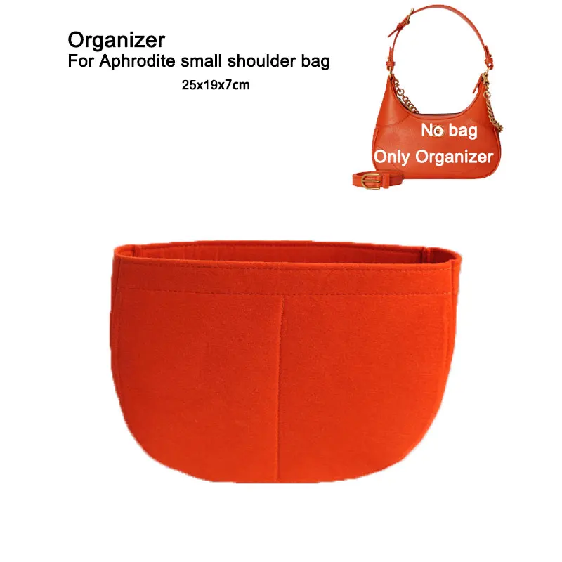 Insert Organizer For Aphrodite Small Shoulder Bag 25x19x7cm , Bag Organiser Divider Protector Inner Purse