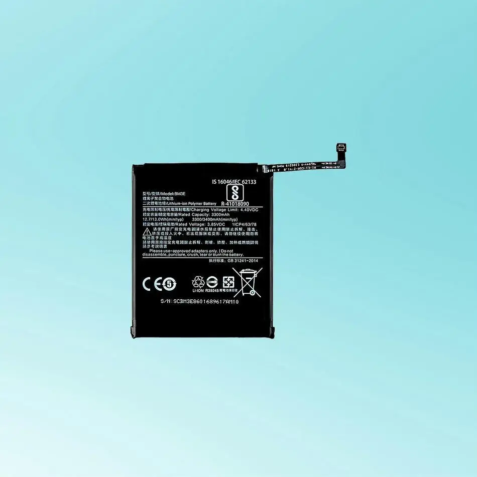 

Good Low-Temperature Performance BM3E Mi8 Environmentally Friendly 3400Mah Mobile Phone Battery For Xiaomi MI 8 M8