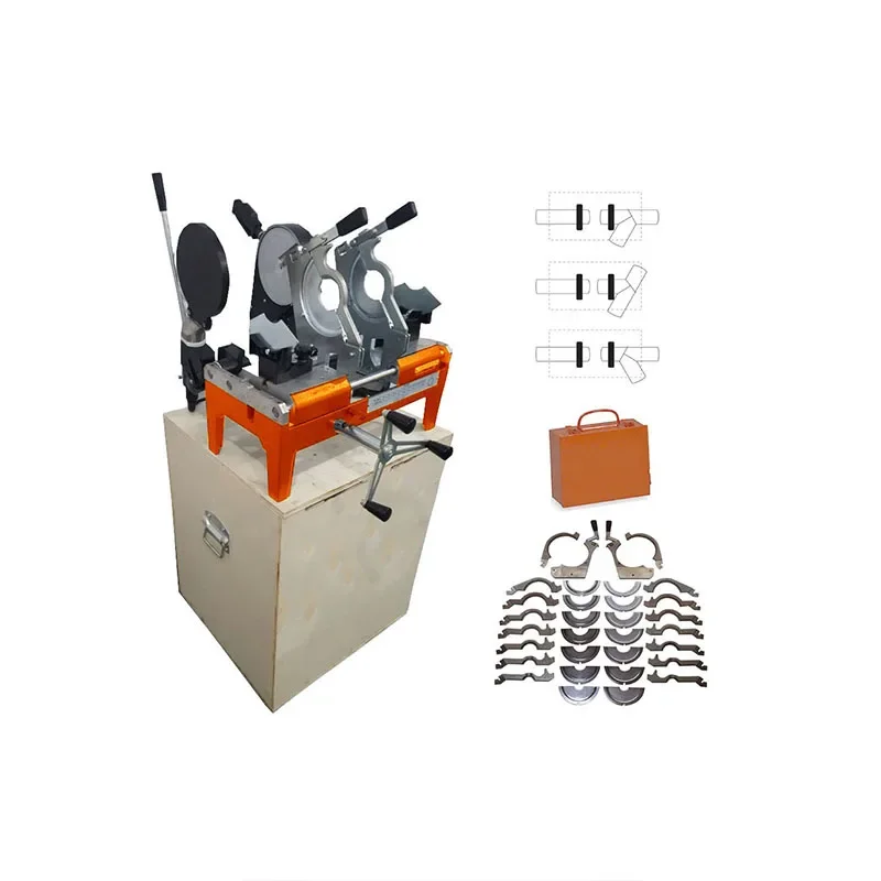 Pipe Welding Machine Butt Welding Machine 40-160mm High Density Polyethylene/PVC Drainage Pipe Butt Plastic Welding Machine