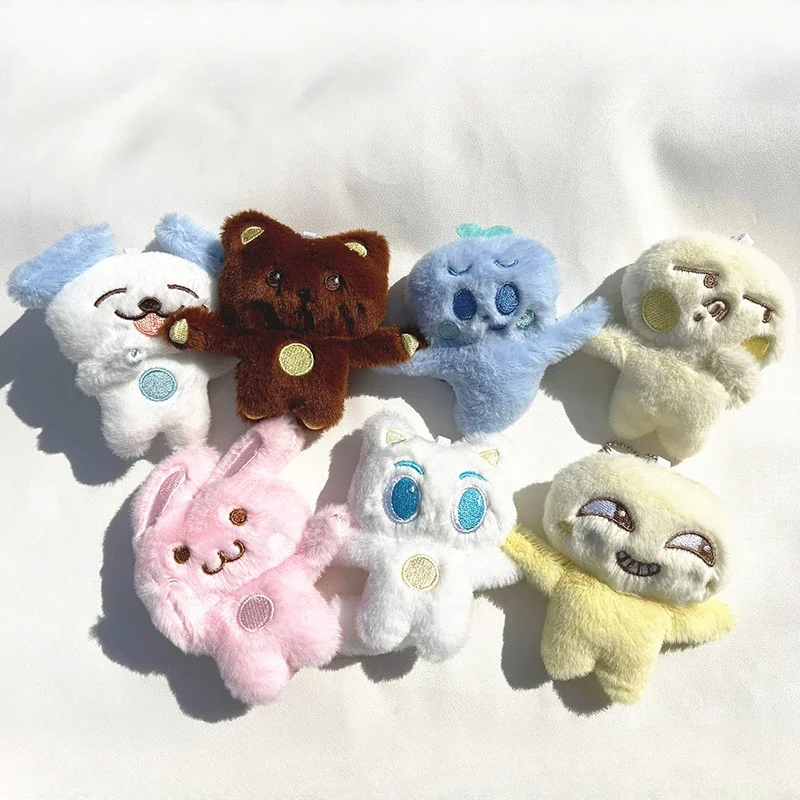 Kpop Dream Cartoon Jaemin Mark Same Plush Keyrings Cute Mini Renjun Jisung Haechan Jeno Keychains Key Rings Bag Pendants