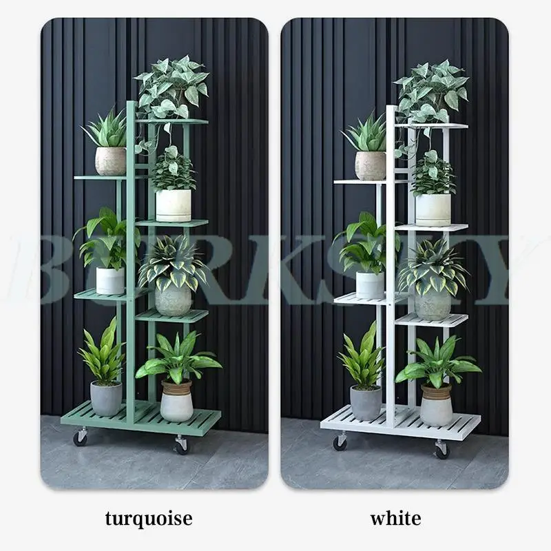 Plant Stand And Flower Stand 4/5/6 Pot Flower Shelf Planter Rack Storage Organizer Display Indoor Garden Balcony Storage Rack