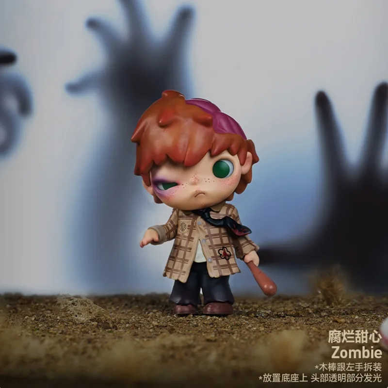 Figur Koleksi Seri Hirono Little Wild Paradise Blind Box Mainan Seni Hadiah untuk Penggemar Monster Carnival